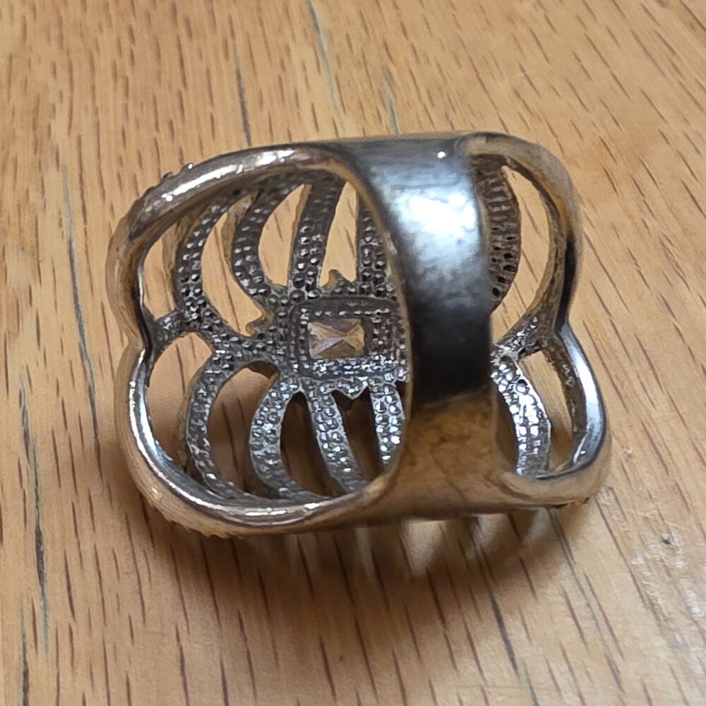 Claire's Multi-Stone Rhinestone Ring Size 10 - Picture 8 of 16